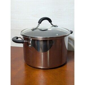 Circulon Innovatum 4 QT Stainless Steel Stockpot Nonstick Pot Saucepan Lid